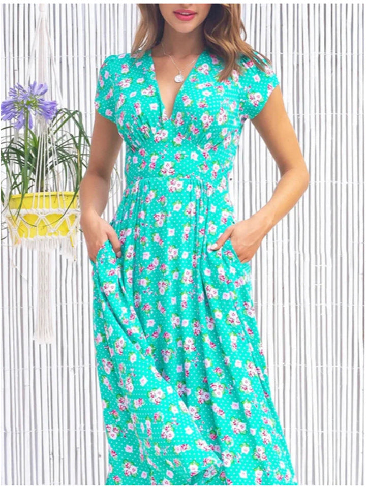 Fyang | Robe Midi Boutonnée Sur Le Devant