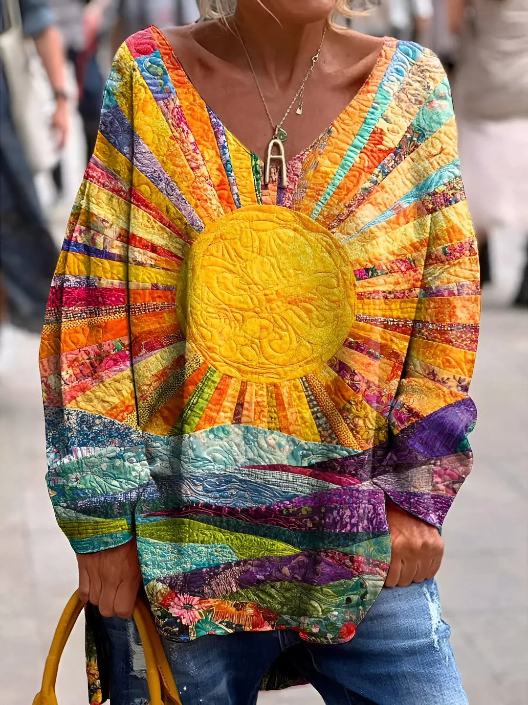Kiana | Blouse Colorée et Joyeuse
