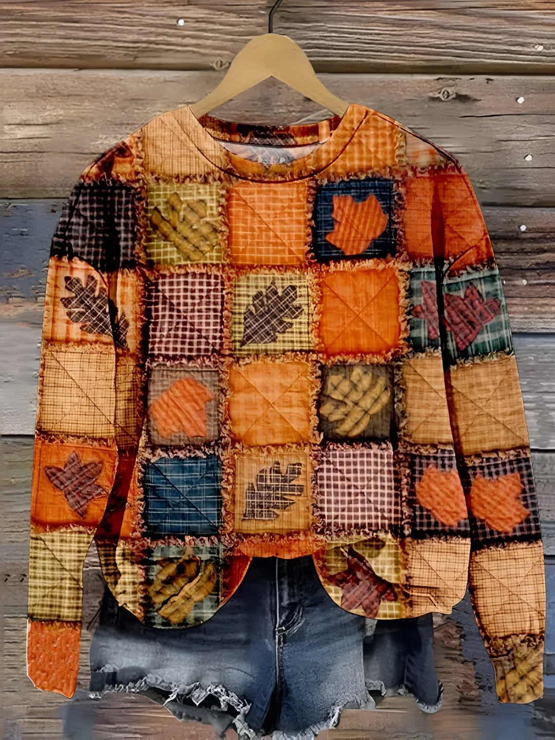 Evelien | Pull Patchwork Doux