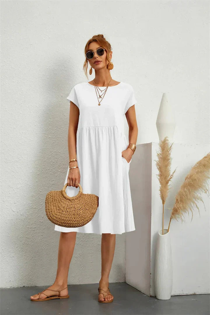 Apolline | Robe Décontractée à Poches