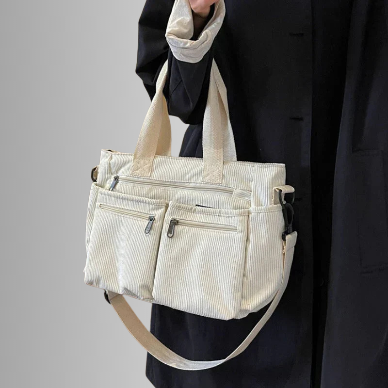 Alice | Sac Fourre-tout En Velours Côtelé Urbain