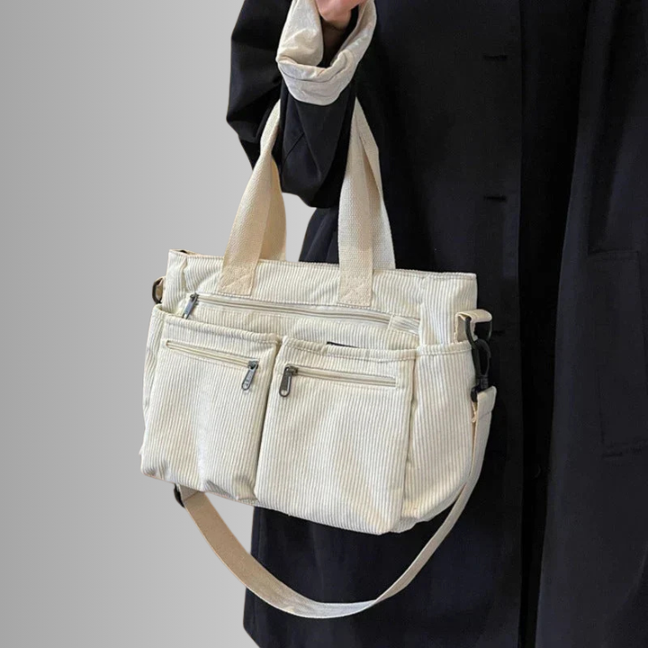Alice | Sac Fourre-tout En Velours Côtelé Urbain