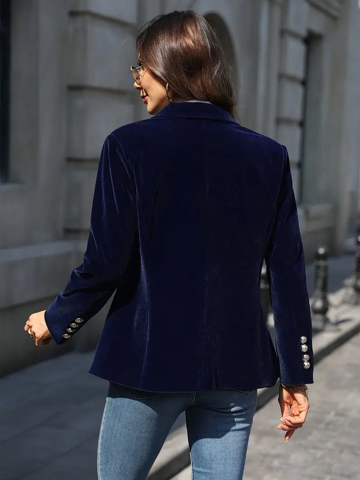Isla | Blazer Élégant En Velours