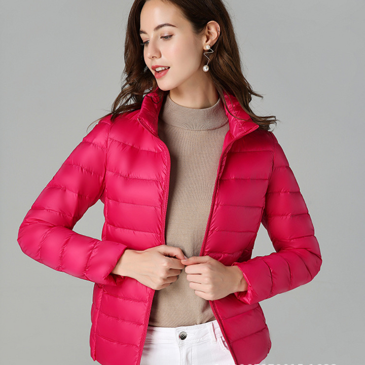 Amaris | Veste Ultralégère En Plumes De Canard Blanc