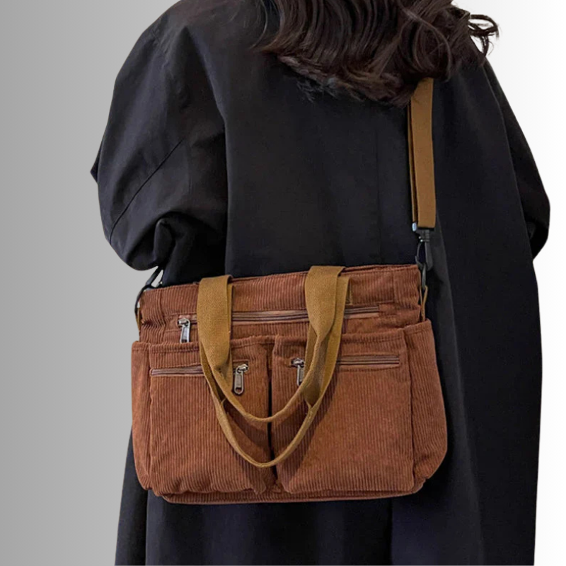 Alice | Sac Fourre-tout En Velours Côtelé Urbain