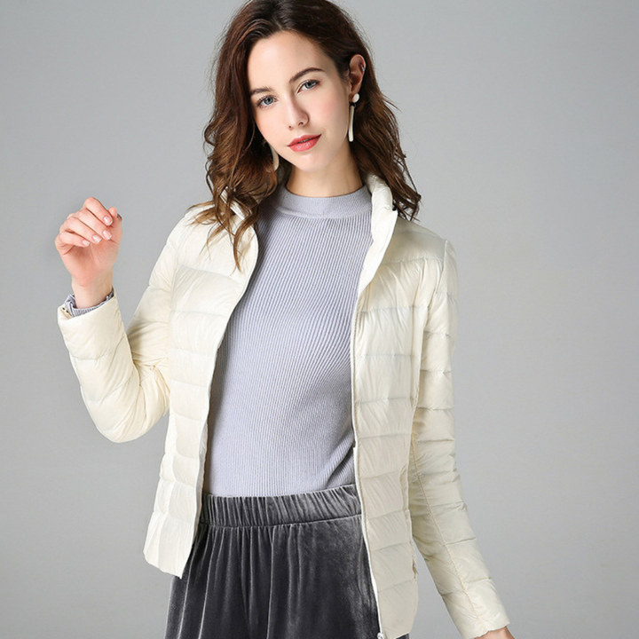 Amaris | Veste Ultralégère En Plumes De Canard Blanc