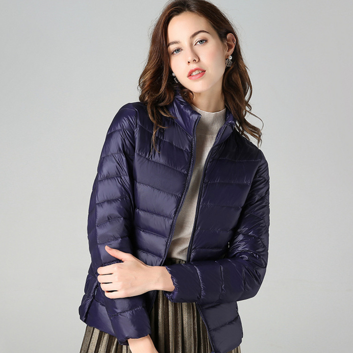 Amaris | Veste Ultralégère En Plumes De Canard Blanc