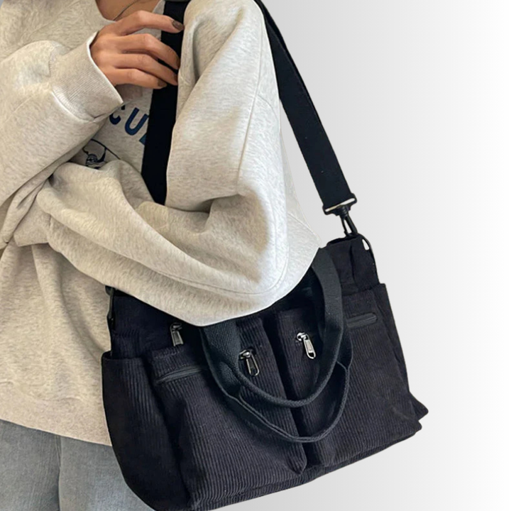 Alice | Sac Fourre-tout En Velours Côtelé Urbain