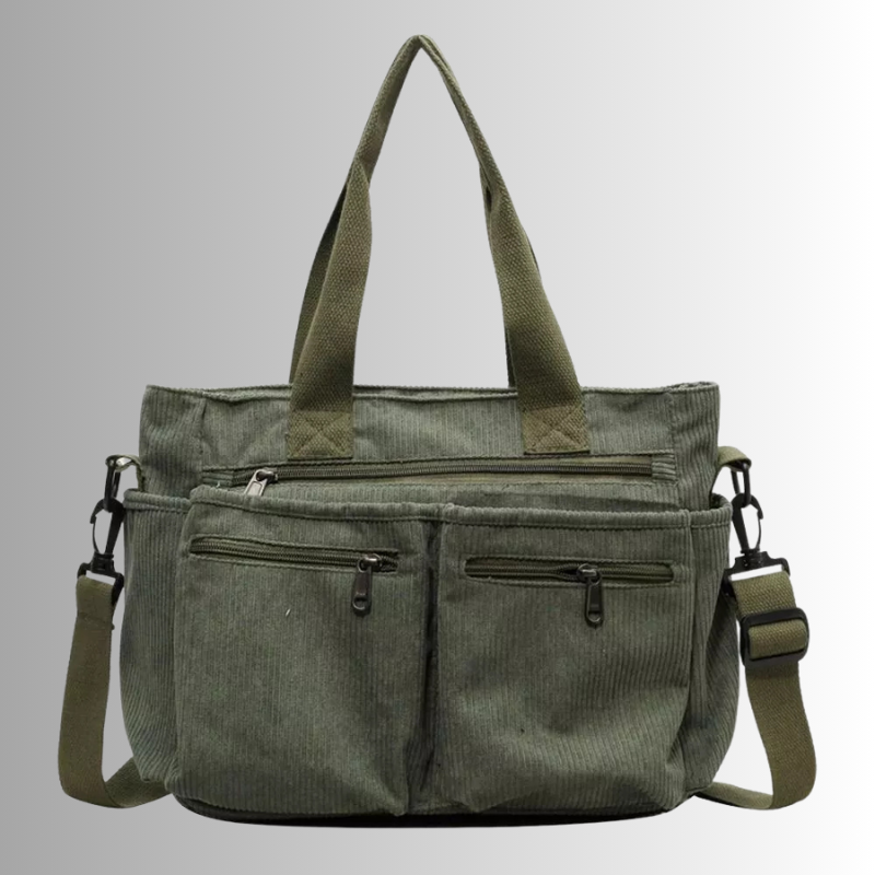 Alice | Sac Fourre-tout En Velours Côtelé Urbain