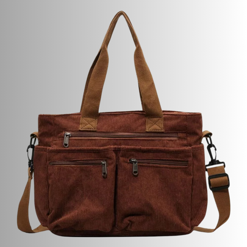 Alice | Sac Fourre-tout En Velours Côtelé Urbain