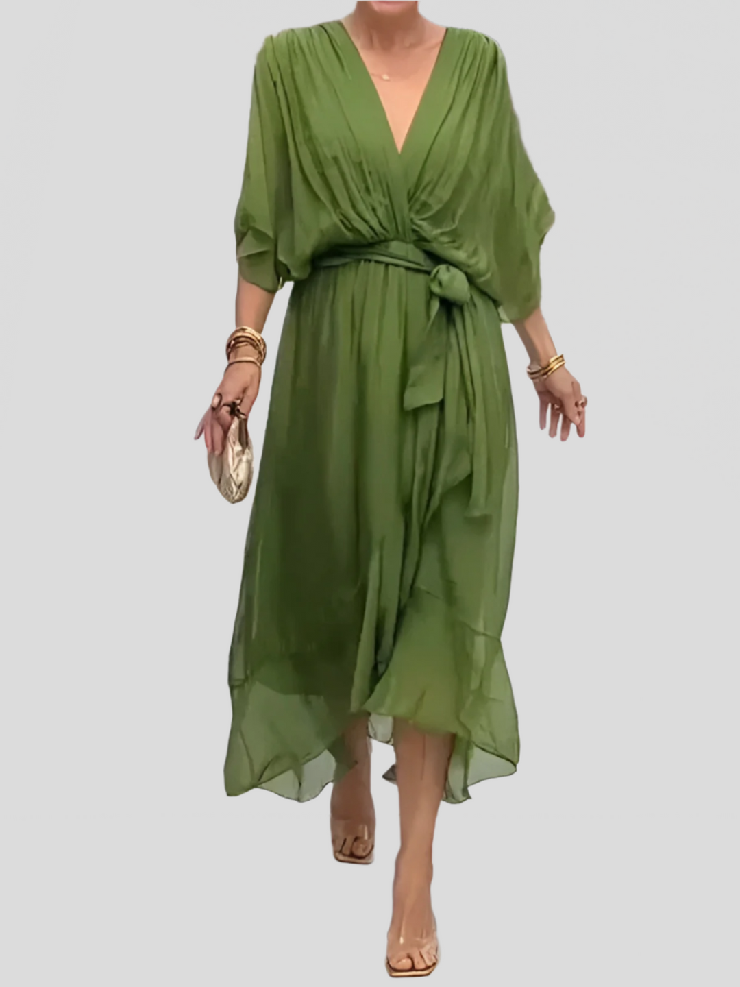 Adrianne | Robe En Soie Élégante