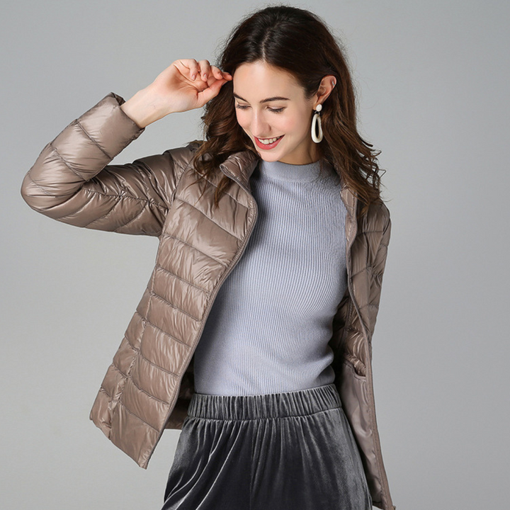 Amaris | Veste Ultralégère En Plumes De Canard Blanc
