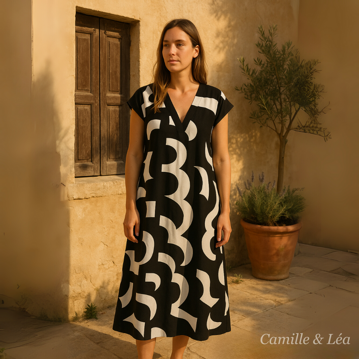 Viola | Robe Fluide À Col En V