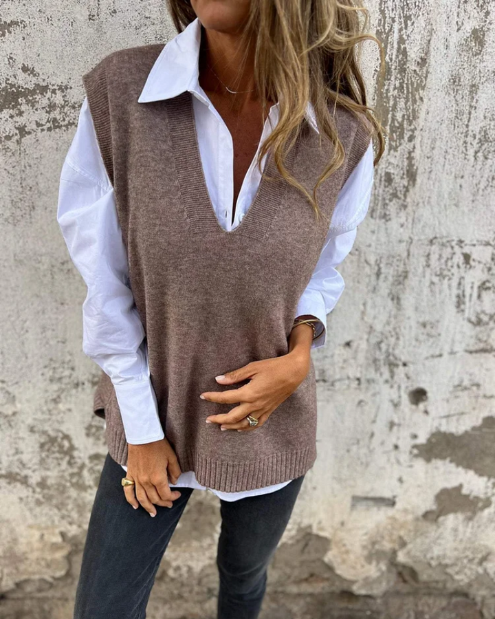Rianna | Gilet En Tricot