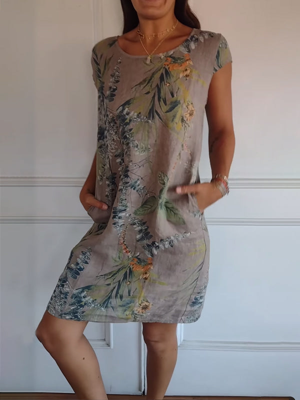 Anne | Robe Confortable à Col Rond