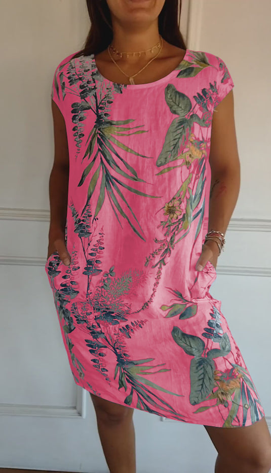 Anne | Robe Confortable à Col Rond
