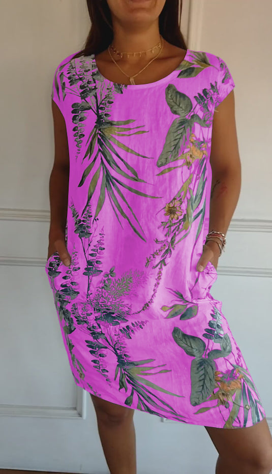 Anne | Robe Confortable à Col Rond