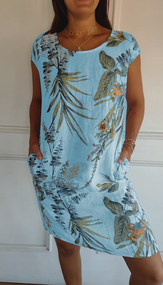 Anne | Robe Confortable à Col Rond