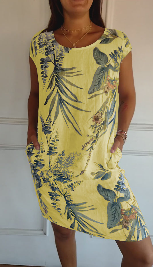 Anne | Robe Confortable à Col Rond