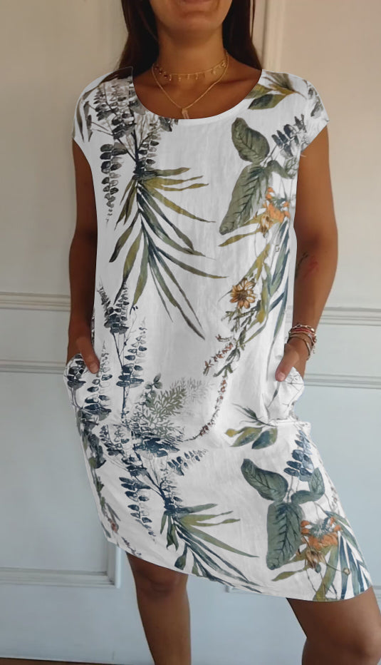 Anne | Robe Confortable à Col Rond