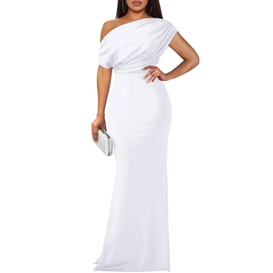 Blanche | Robe Moulante Élégante