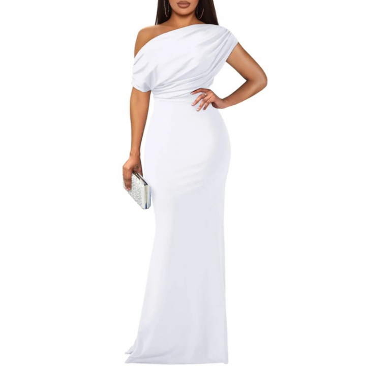 Blanche | Robe Moulante Élégante