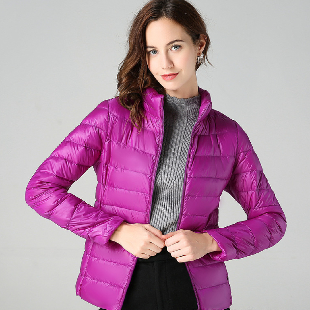 Amaris | Veste Ultralégère En Plumes De Canard Blanc