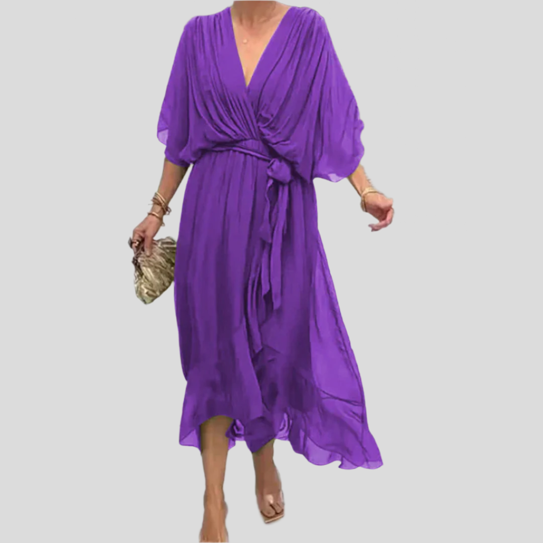 Adrianne | Robe En Soie Élégante