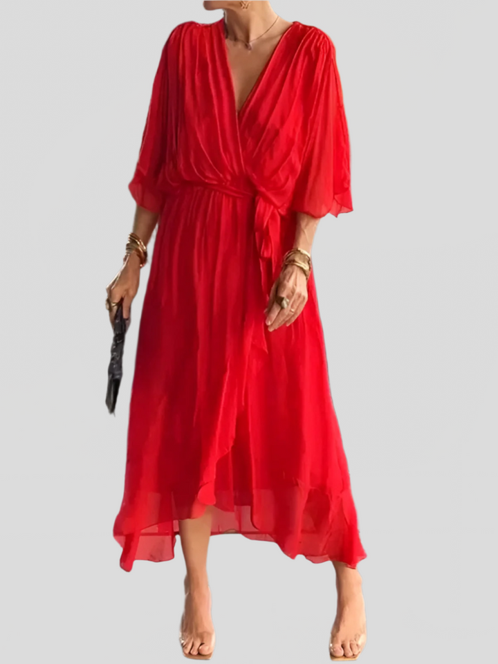 Adrianne | Robe En Soie Élégante