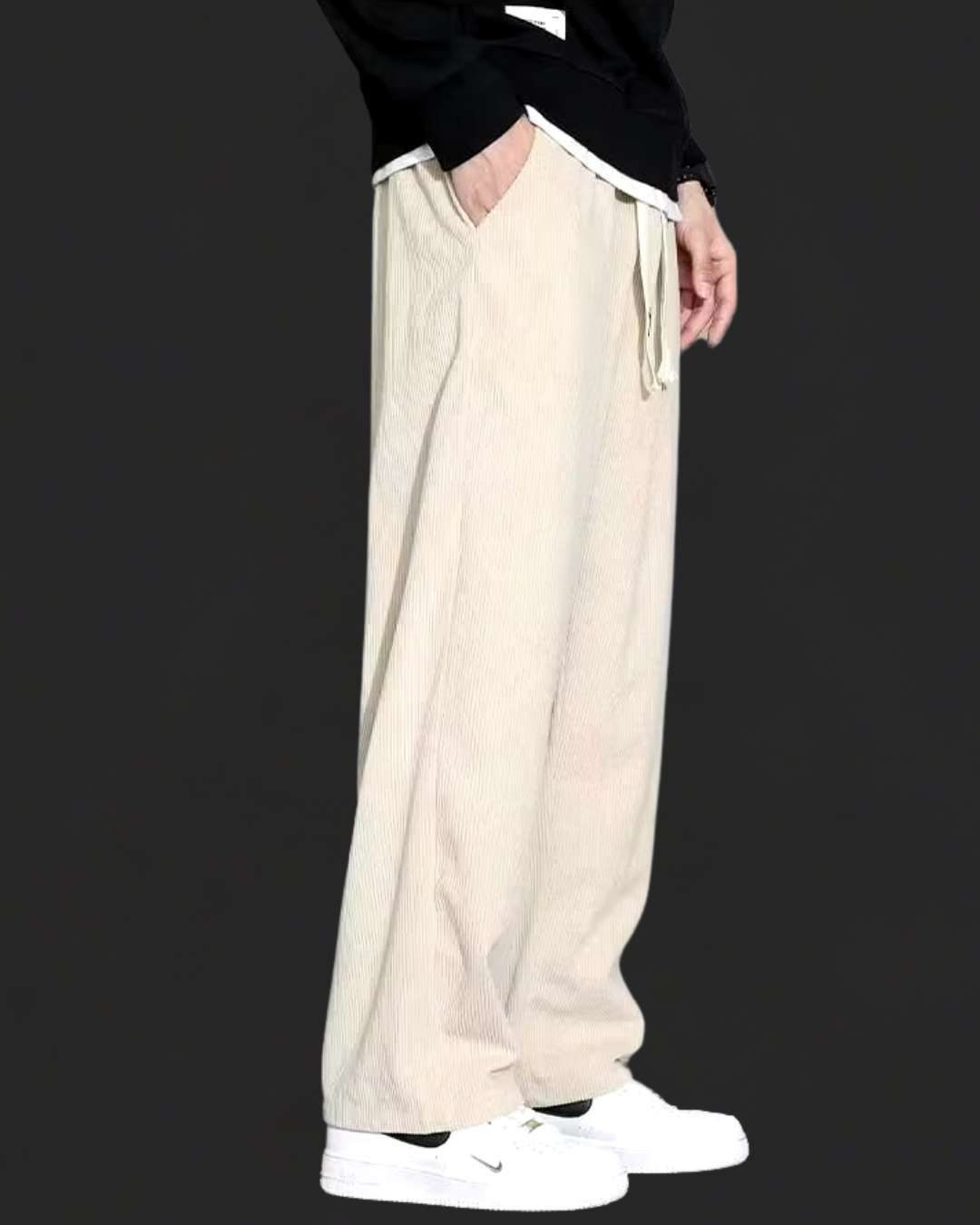 Sergio | Pantalon Décontracté Classique En Velours Côtelé