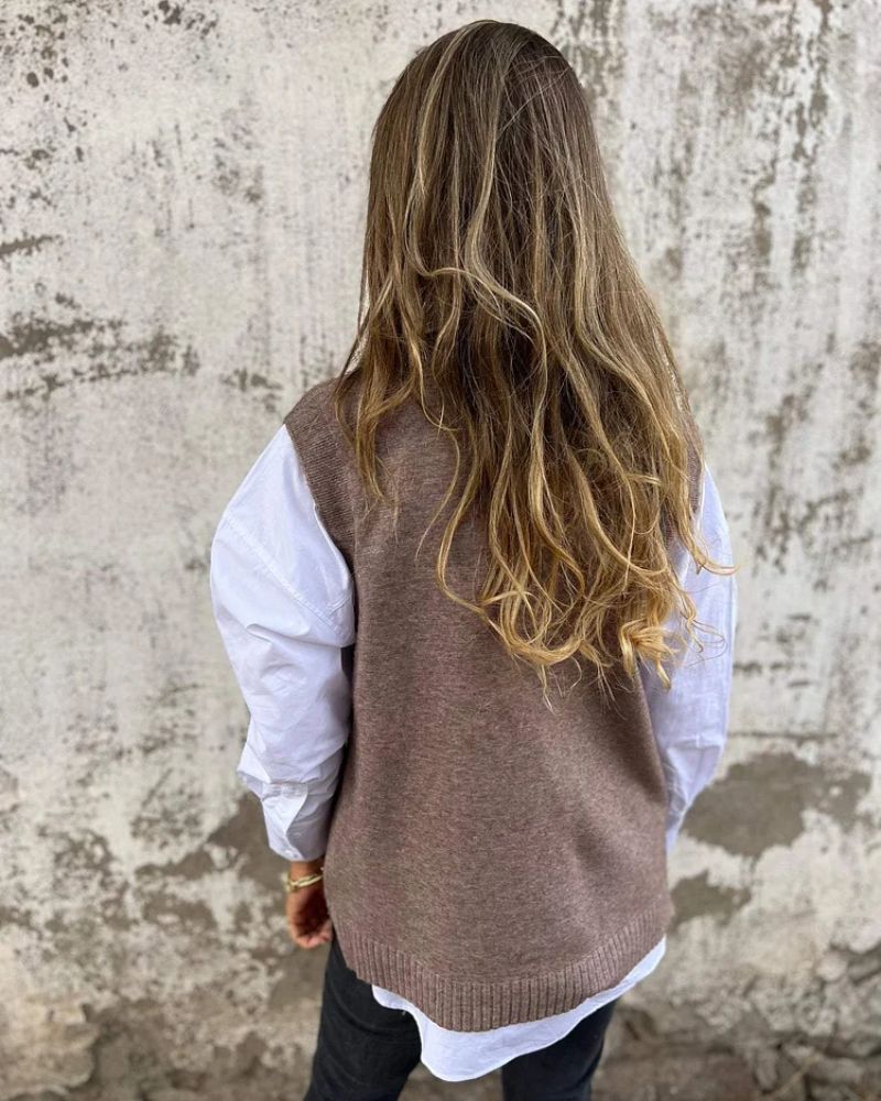 Rianna | Gilet En Tricot