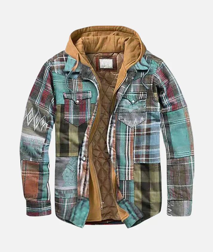 Romeo | Veste Patchwork À Carreaux Élégante