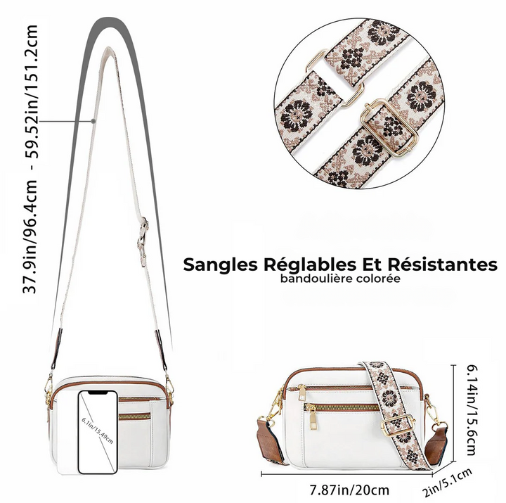 Carcey | Sac Bandoulière En Cuir Raffiné