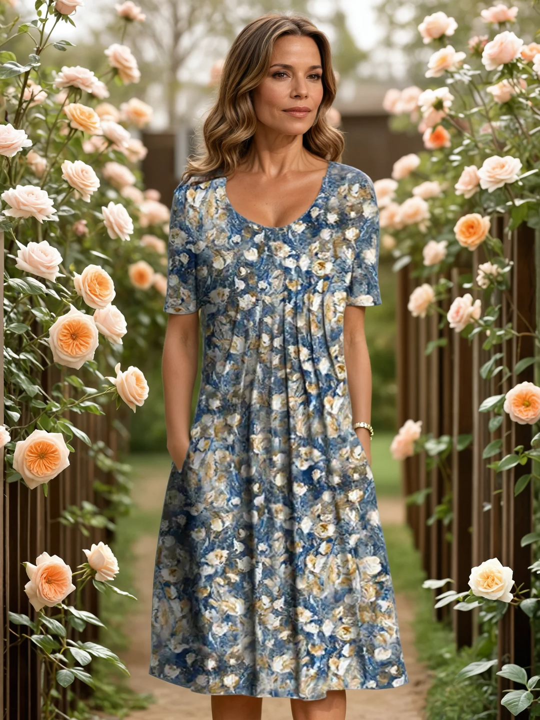 Marcelle | Robe Élégante Couvrant Le Ventre