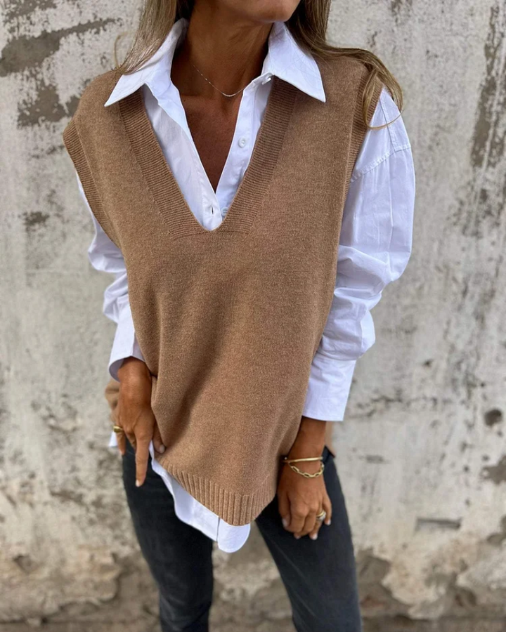 Rianna | Gilet En Tricot
