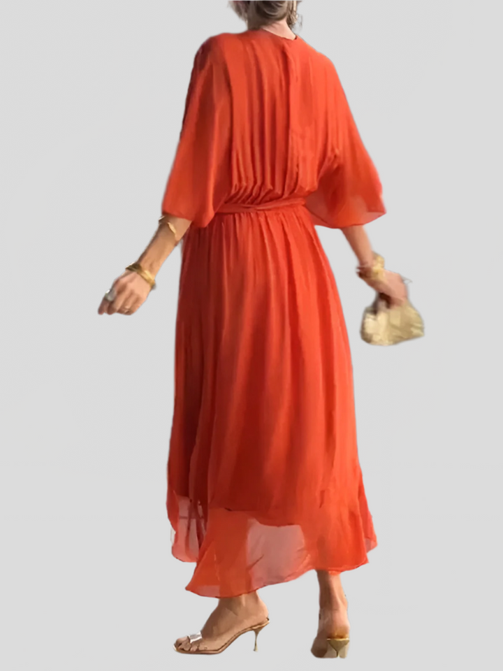 Adrianne | Robe En Soie Élégante