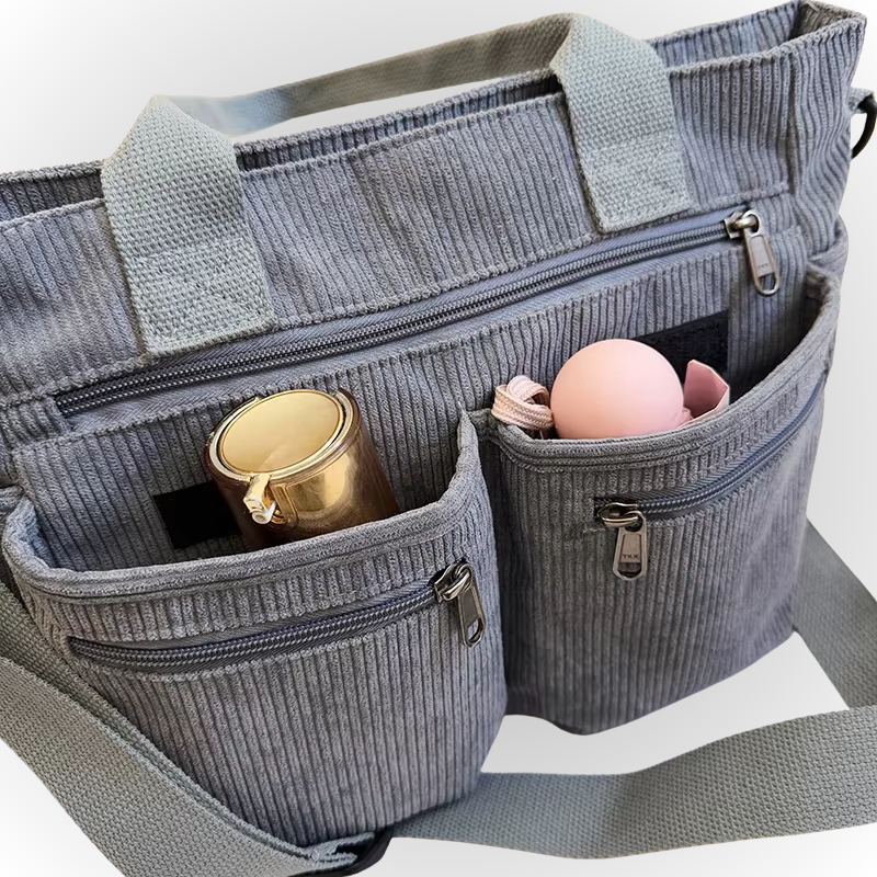 Alice | Sac Fourre-tout En Velours Côtelé Urbain