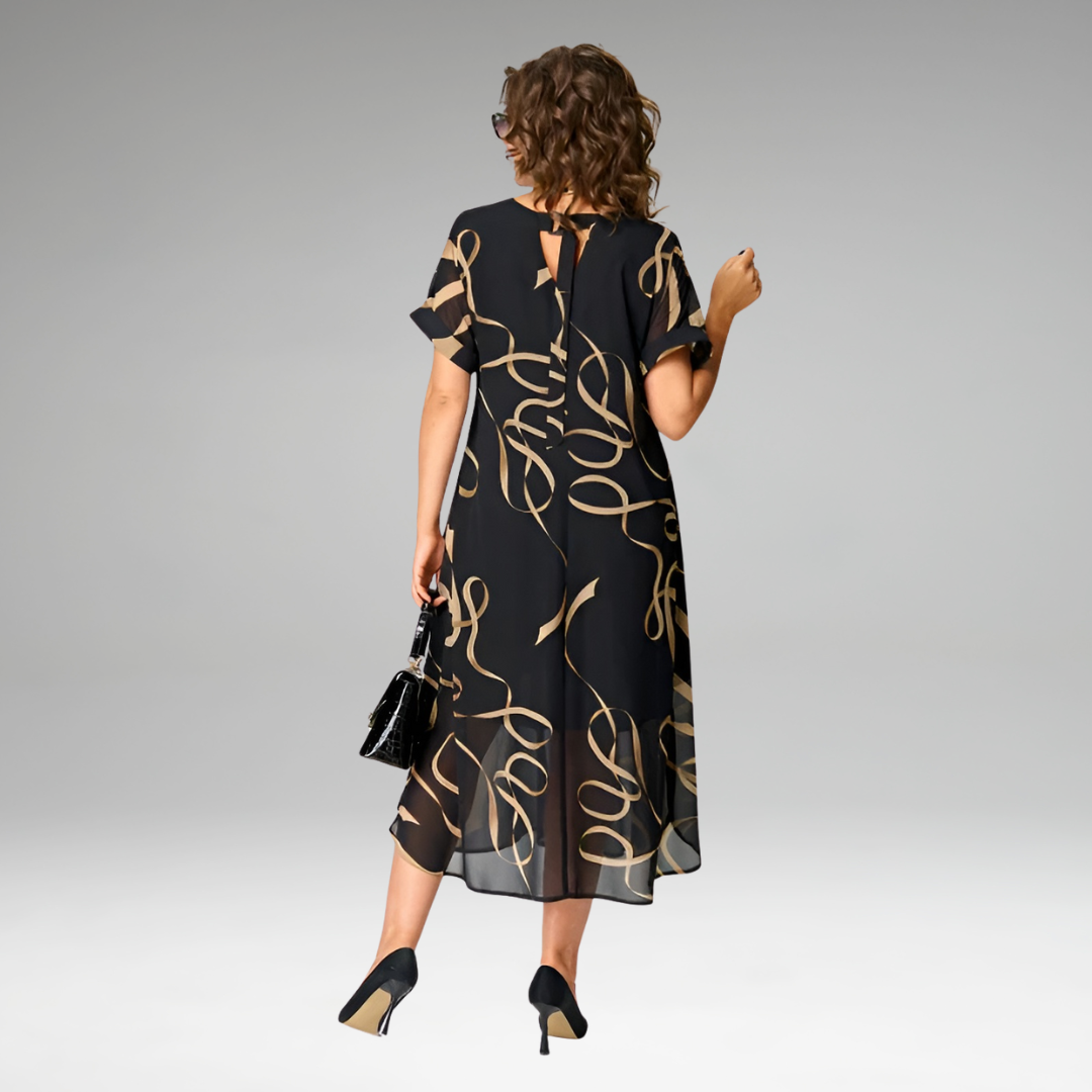 Sanne | Robe Imprimée Élégante