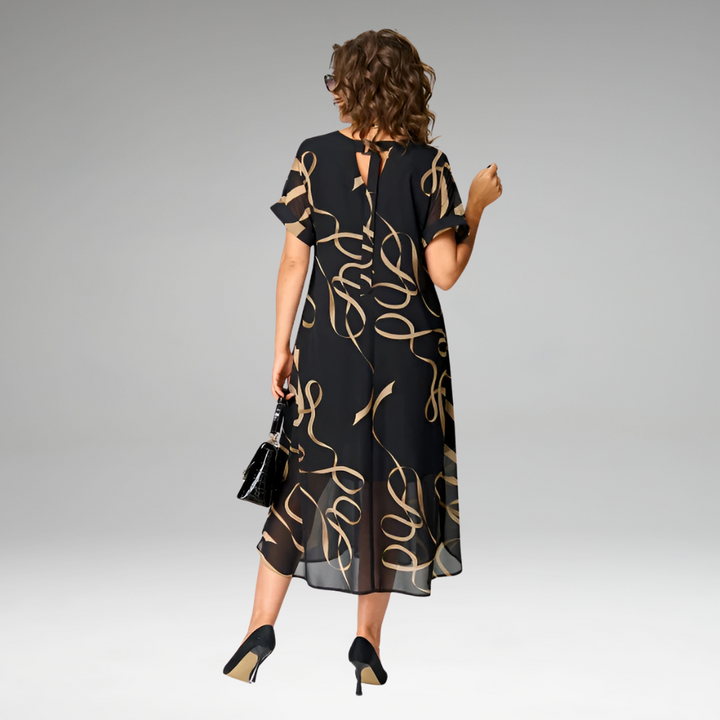 Sanne | Robe Imprimée Élégante