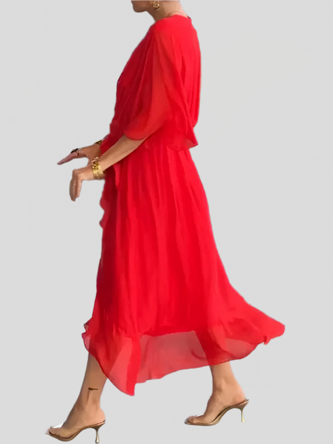 Adrianne | Robe En Soie Élégante