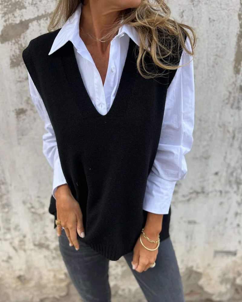 Rianna | Gilet En Tricot