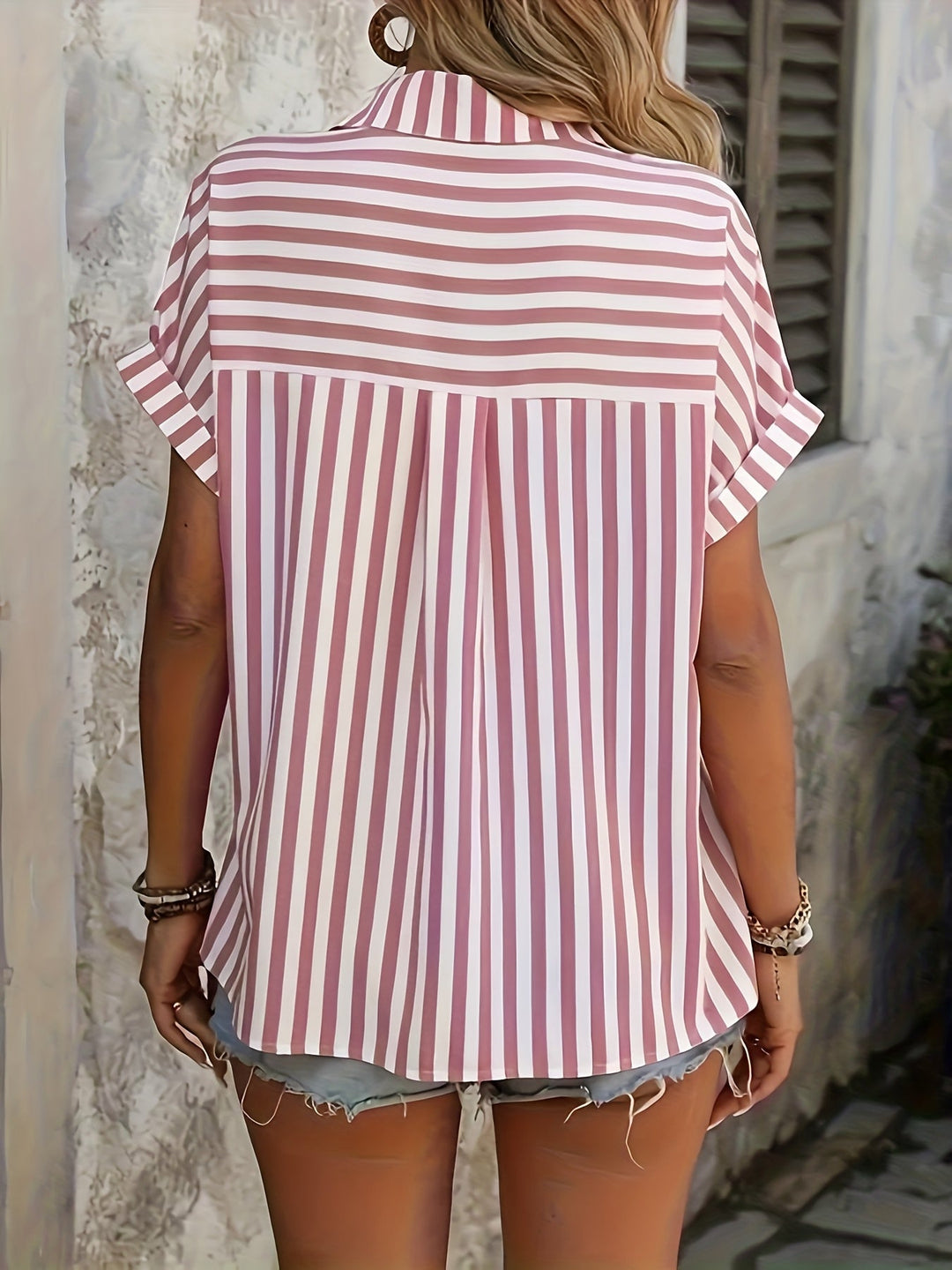 Lilou | Blouse Élégante à Rayures