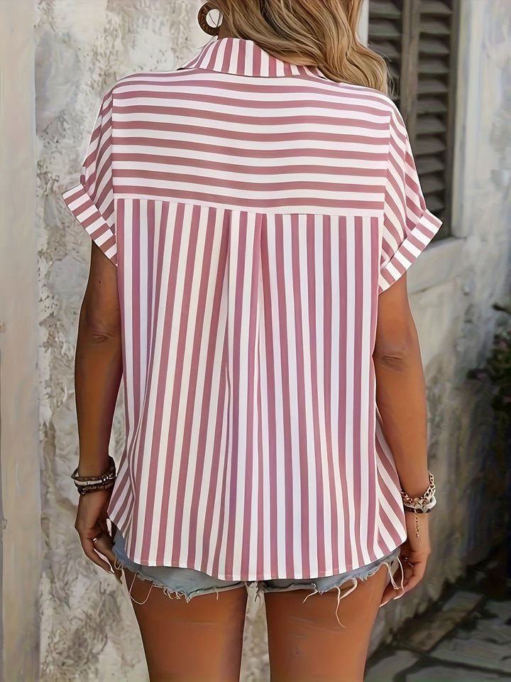 Lilou | Blouse Élégante à Rayures
