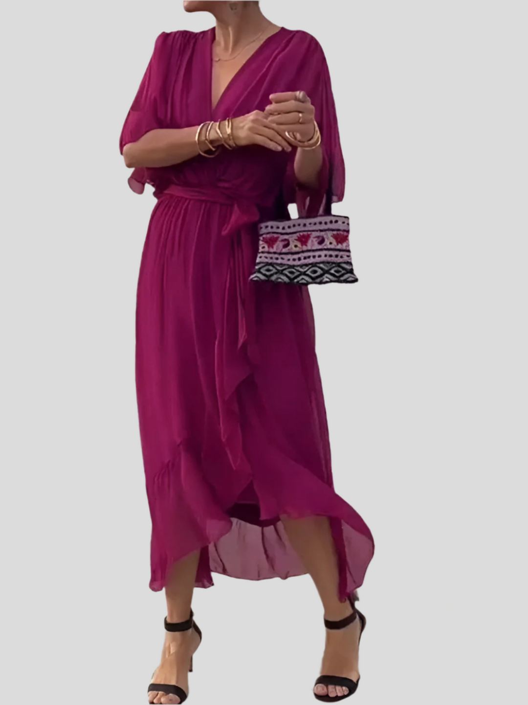 Adrianne | Robe En Soie Élégante