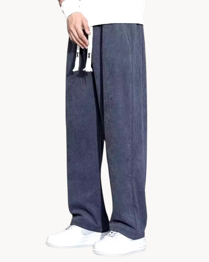 Sergio | Pantalon Décontracté Classique En Velours Côtelé