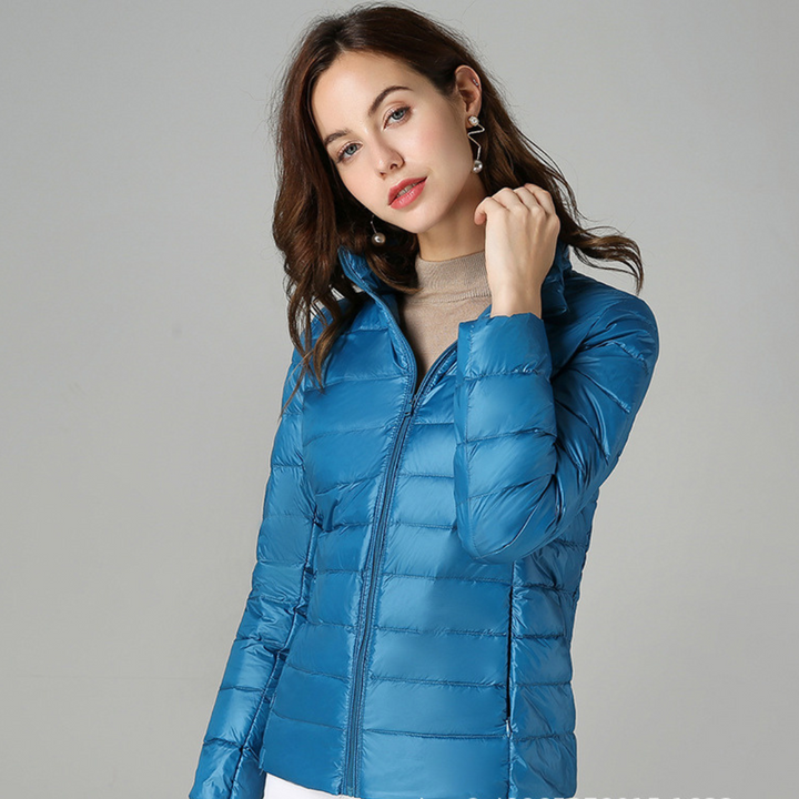 Amaris | Veste Ultralégère En Plumes De Canard Blanc