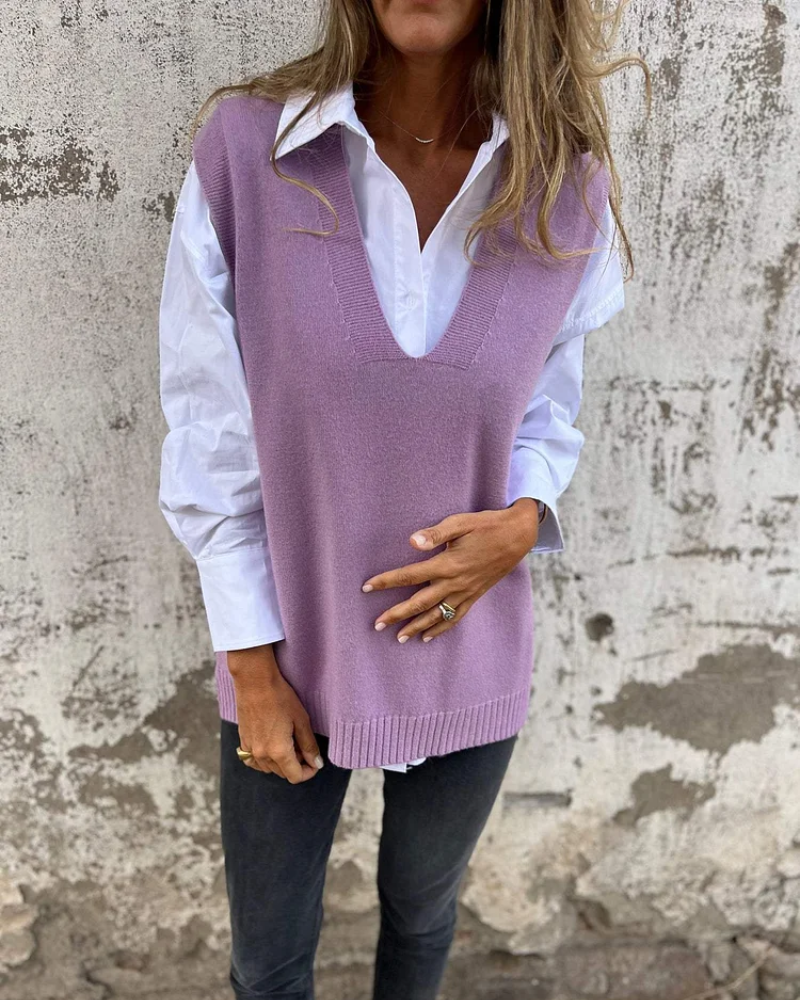 Rianna | Gilet En Tricot