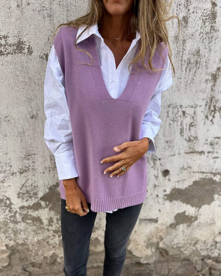 Rianna | Gilet En Tricot