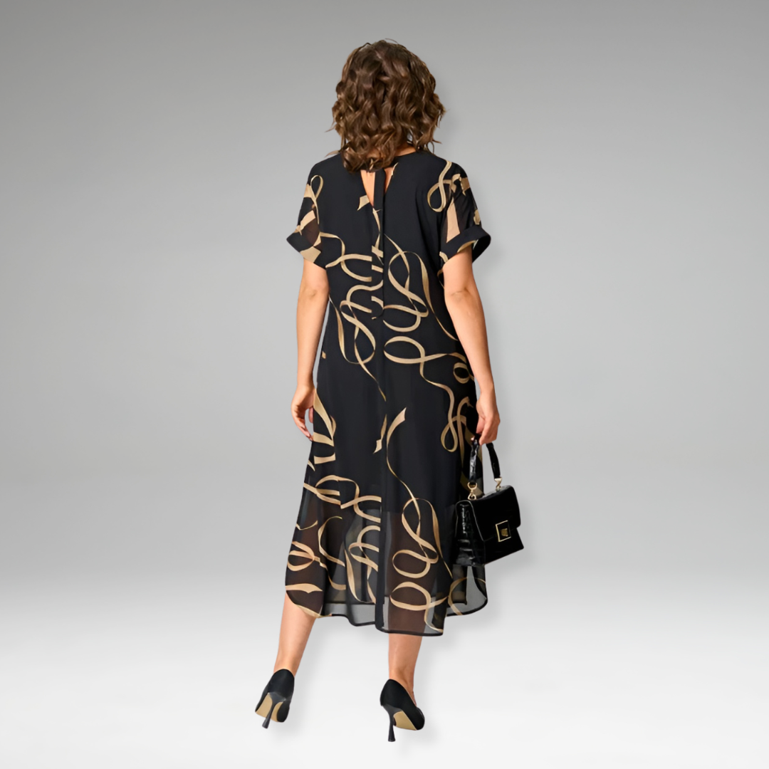 Sanne | Robe Imprimée Élégante