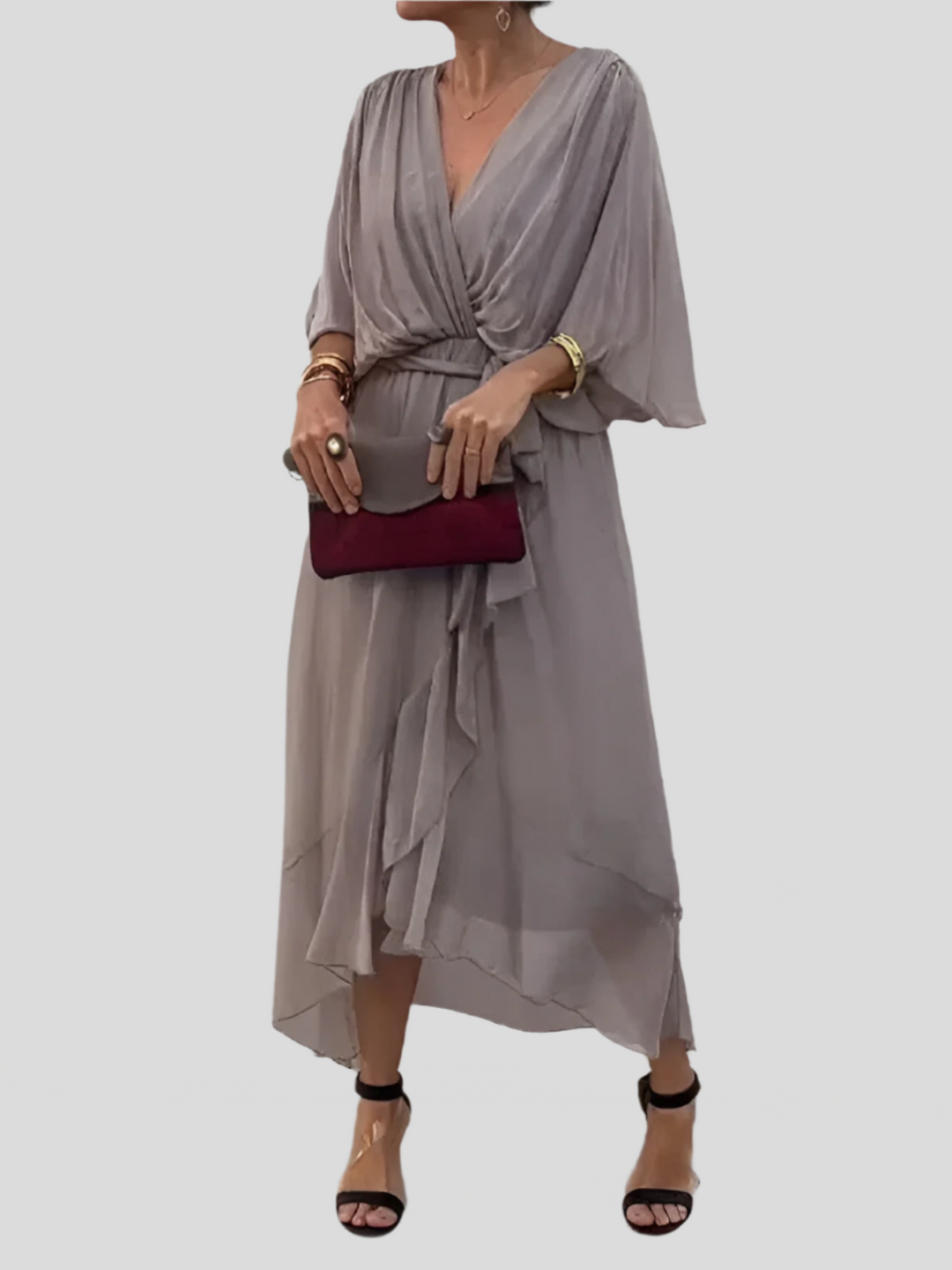 Adrianne | Robe En Soie Élégante